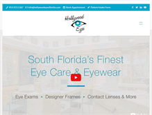 Tablet Screenshot of hollywoodeyesflorida.com